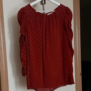 Max Studio Deep Red Blouse